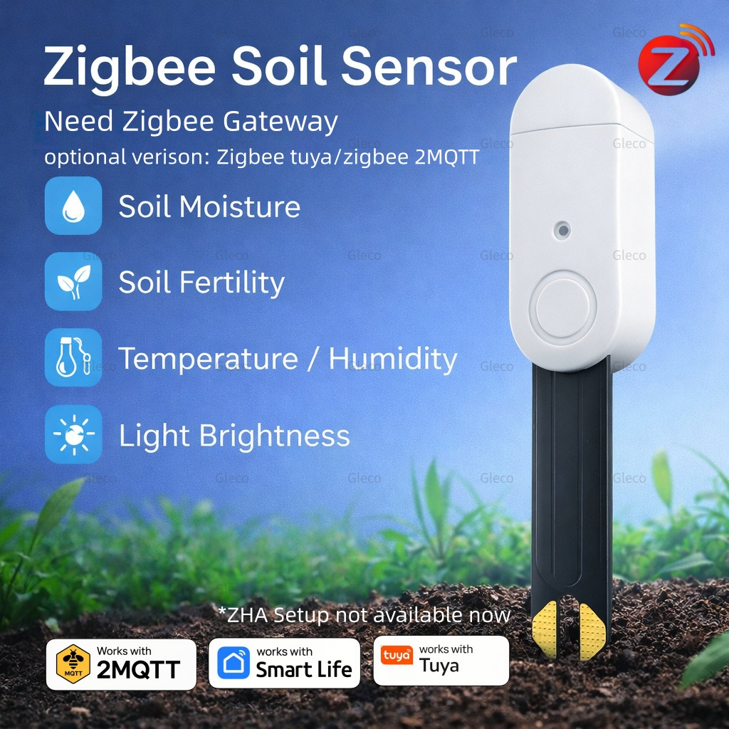 Smart Soil Sensor - Zigbee Temperature Humidity Moisture Sensor Smart