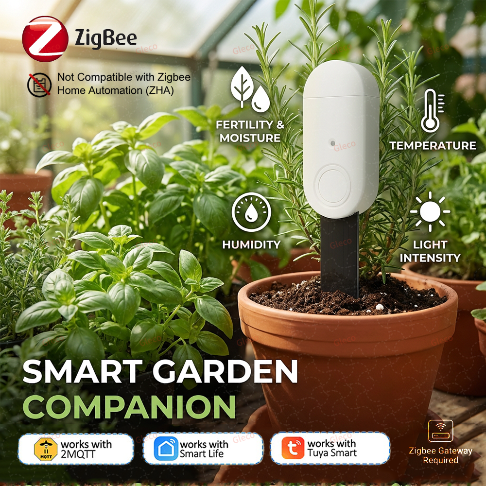 Smart Garden Lock - Zigbee Soil Tester Fertility Temperature Humidity