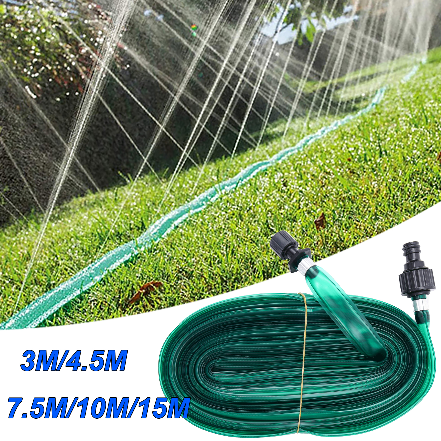 Smart Garden Watering - 3/4.5/7.5/10/15M Porous Soaker Hose Water-Saving Soaking