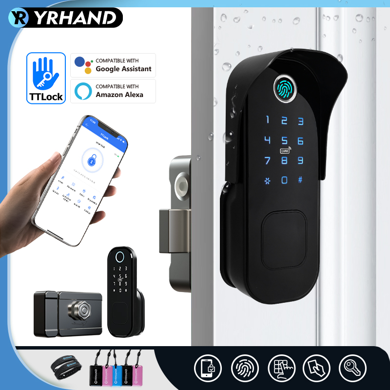 Smart Garden Lock - Tuya Fingerprint Door Lock Waterproof Outdoor