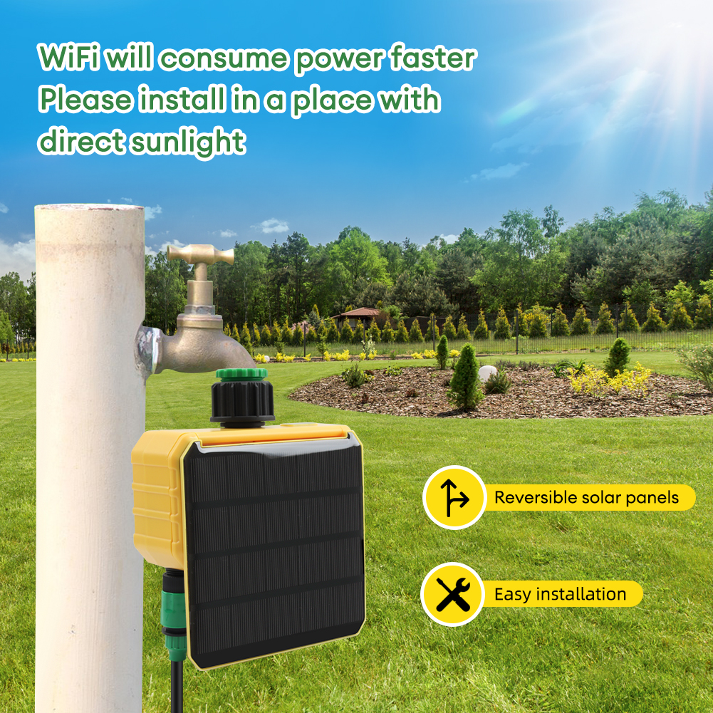 Yieryi 1-Way/2-Way WIFI Solar  - Smart Garden Watering Can 评论和价格