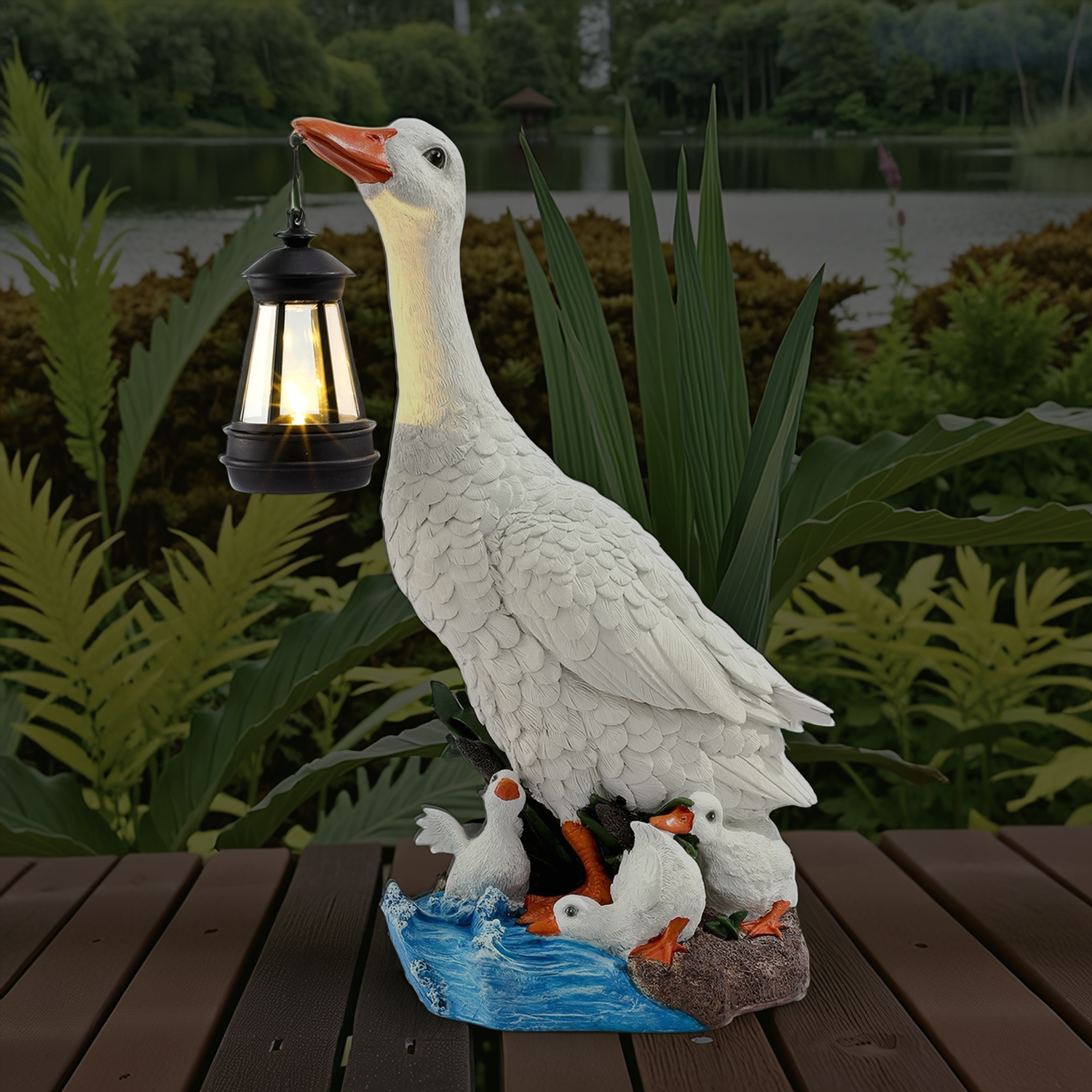 14 inches Figurine Porch Duck  - Smart Garden In Home 评论和价格