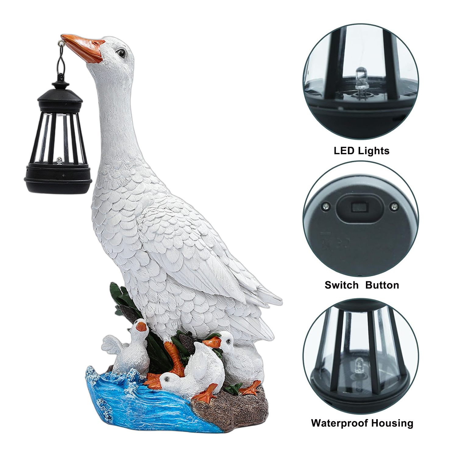 14 inches Figurine Porch Duck  - Smart Garden In Home 评论和价格