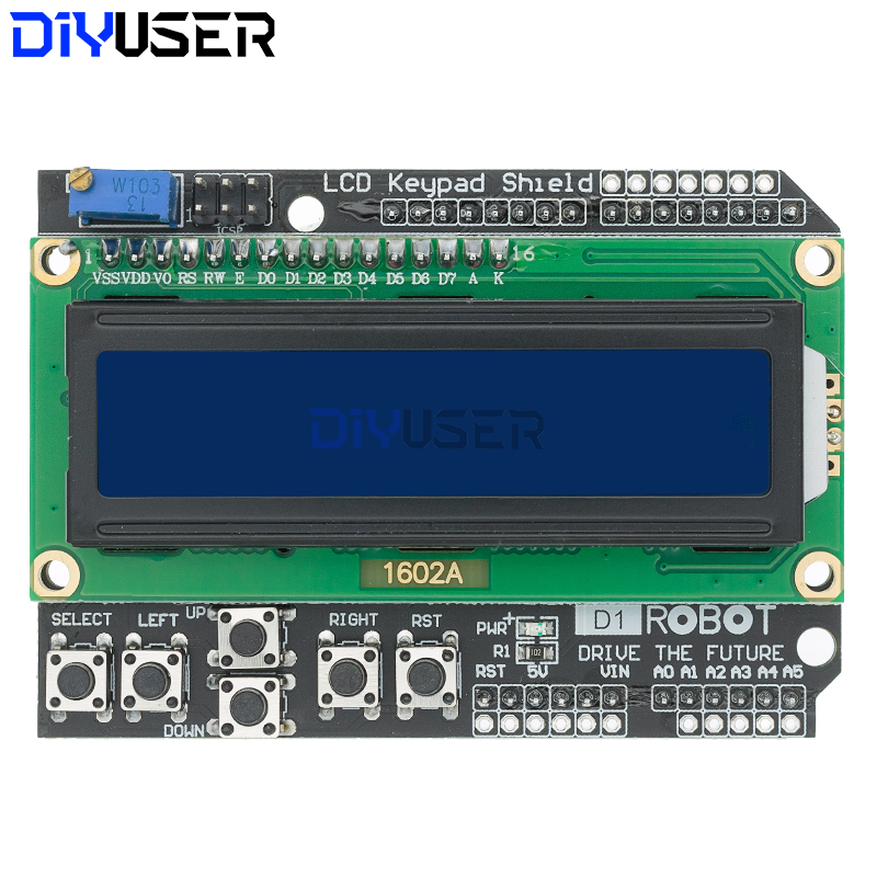 DIYUSER 1602 LCD Keypad Shield - Smart Garden Arduino 评论和价格