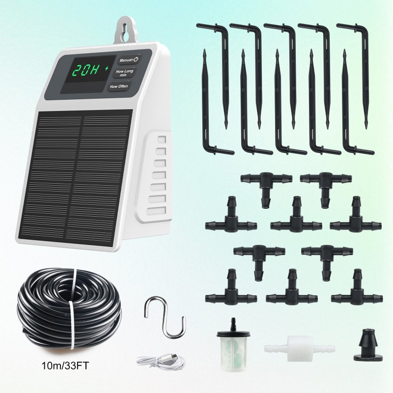 【CHRISTMAS 】Solar Powered Auto - Smart Garden Irrigation System 评论和价格