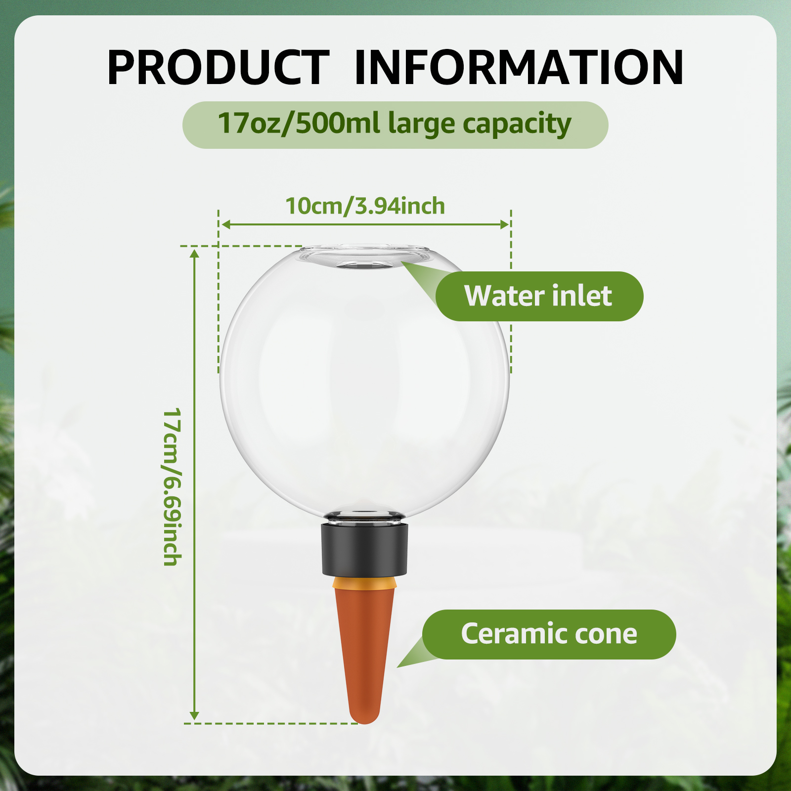 2/4Pcs 500ML Automatic Drip Ir - Smart Garden Auk 评论和价格
