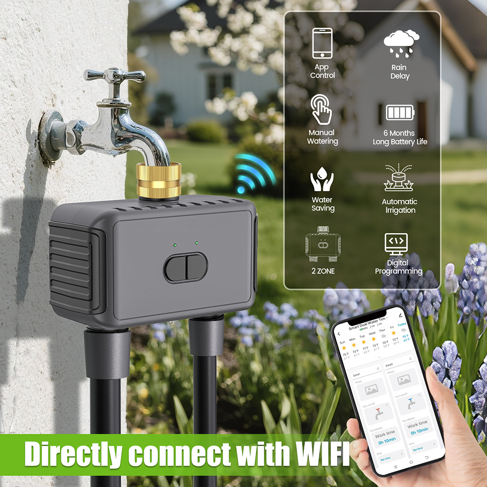 Wifi Automatic Water Timer Dua - Smart Garden Auk 评论和价格