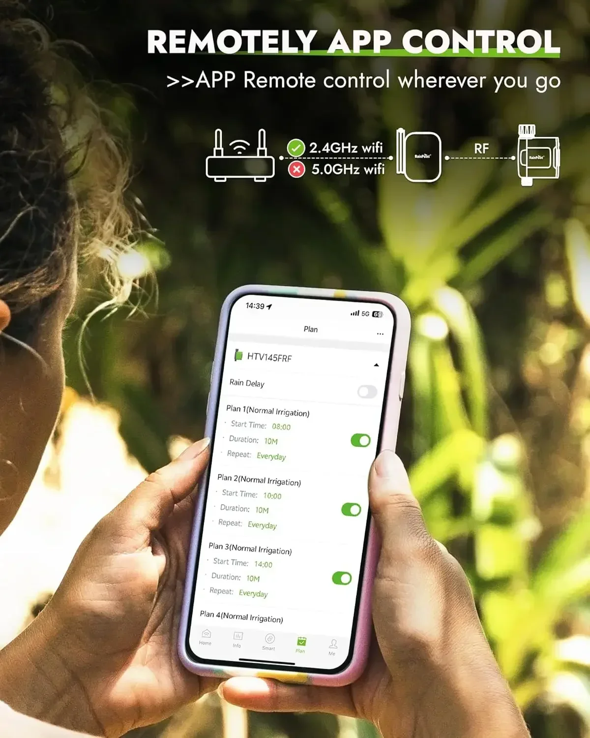 WiFi Water Timer for Garden Ho - Smart Garden Irrigation System 评论和价格