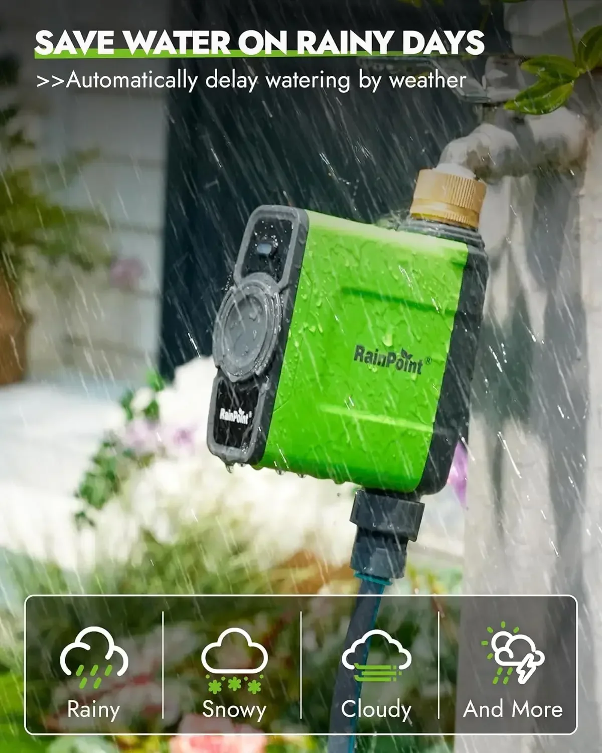 WiFi Water Timer for Garden Ho - Smart Garden Irrigation System 评论和价格
