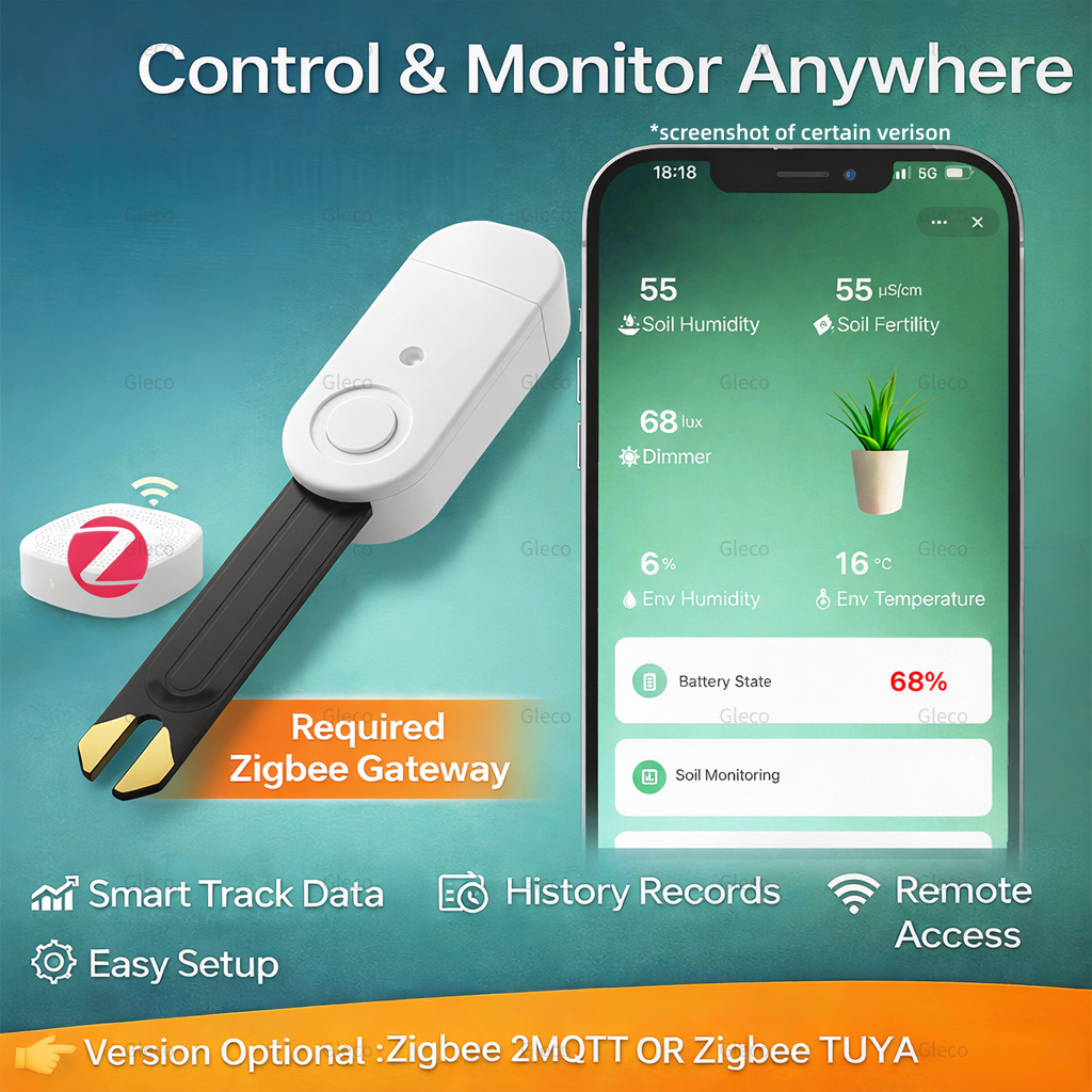 Zigbee Temperature Humidity Mo - Smart Soil Sensor 评论和价格