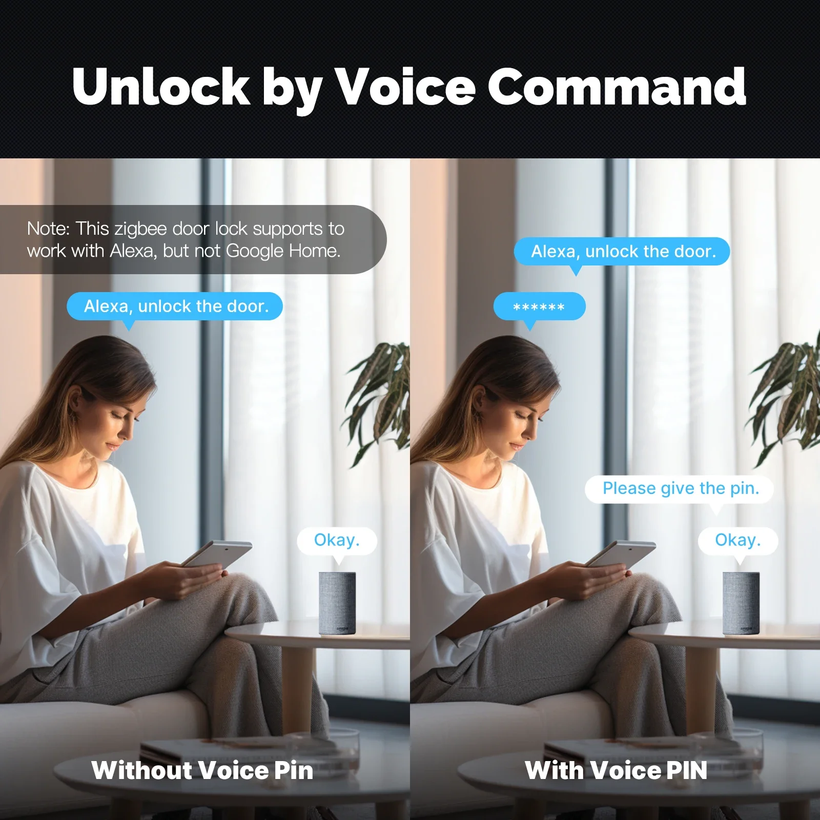 MOES Tuya ZigBee Smart Door Lo - Smart Garden Lock 评论和价格