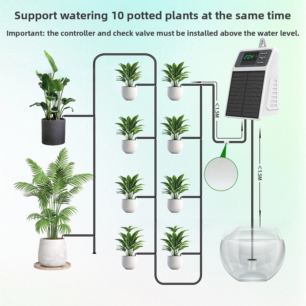 Smart Solar Powered Auto Water - Smart Garden Watering 评论和价格