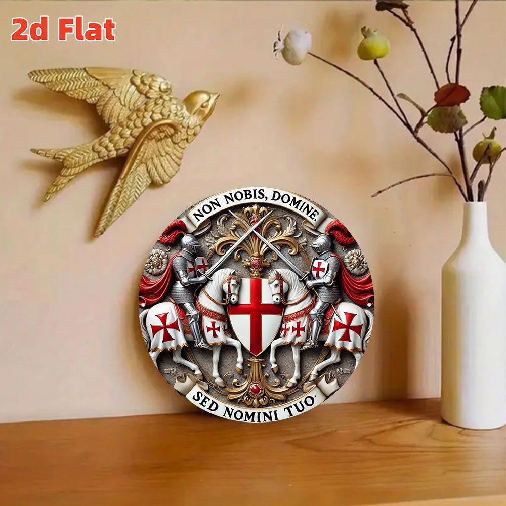 2D Flat Medieval Templar Knigh - Smart Garden In Home 评论和价格