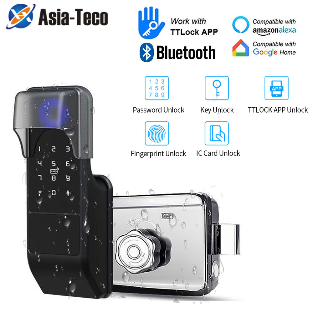 IP65 Waterproof TTLock Fingerp - Smart Garden Lock 评论和价格
