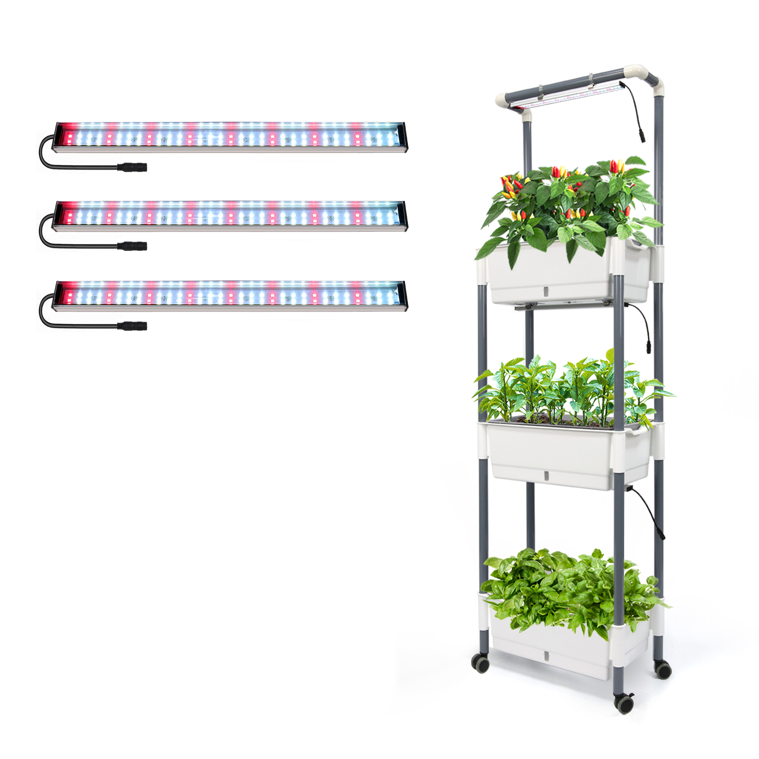 3-layer Garden Planter Box Sta - Smart Garden Box 评论和价格