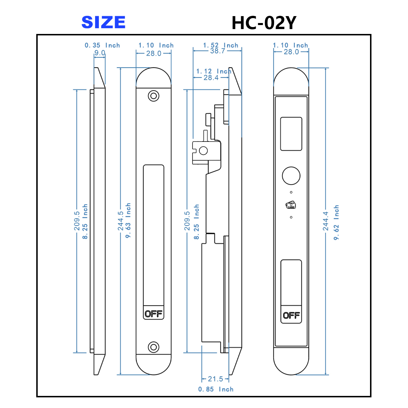 WINFREE Smart Slim Door Lock T - Smart Garden Lock 评论和价格