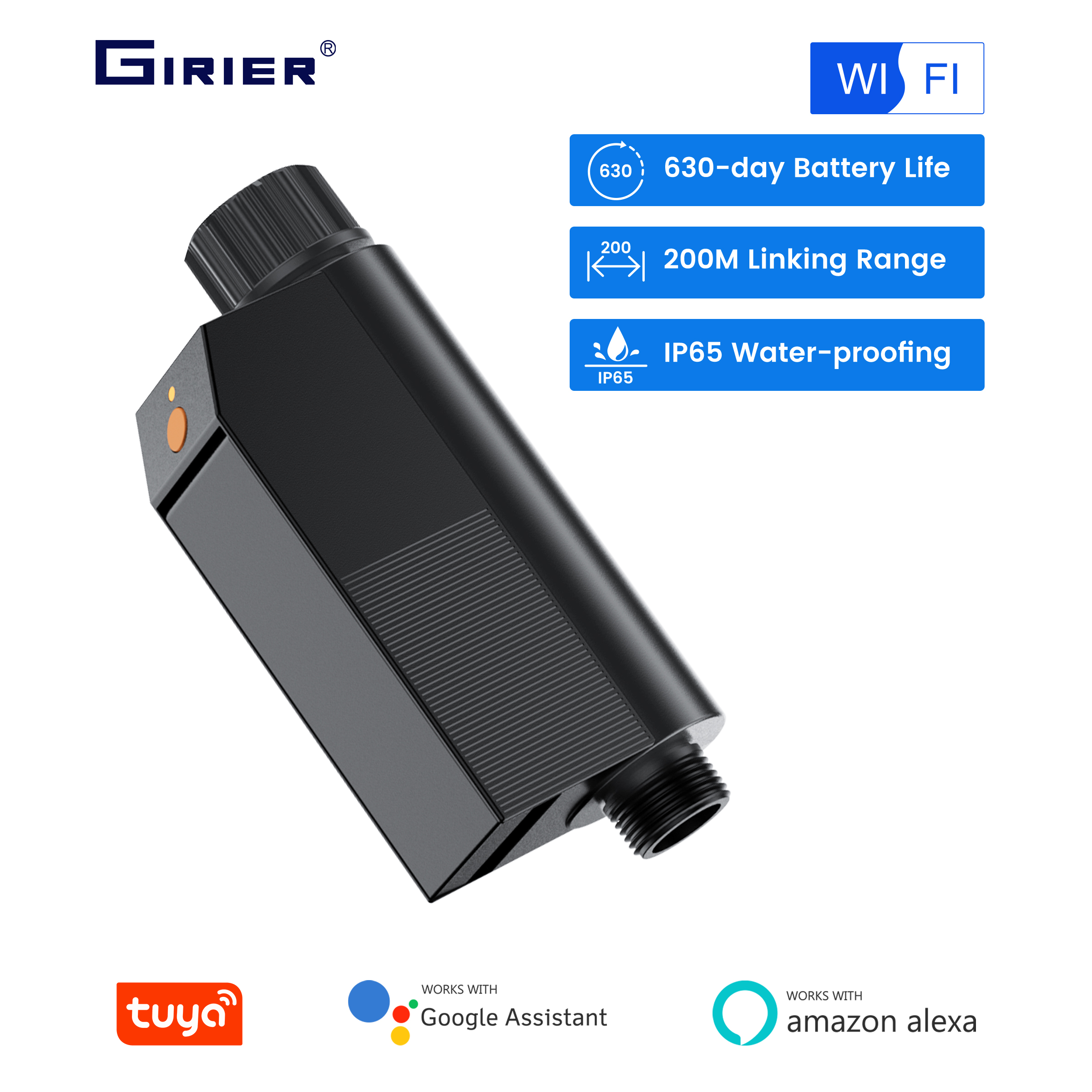 GIRIER Tuya Smart Water Timer  - Smart Garden Watering Can 评论和价格