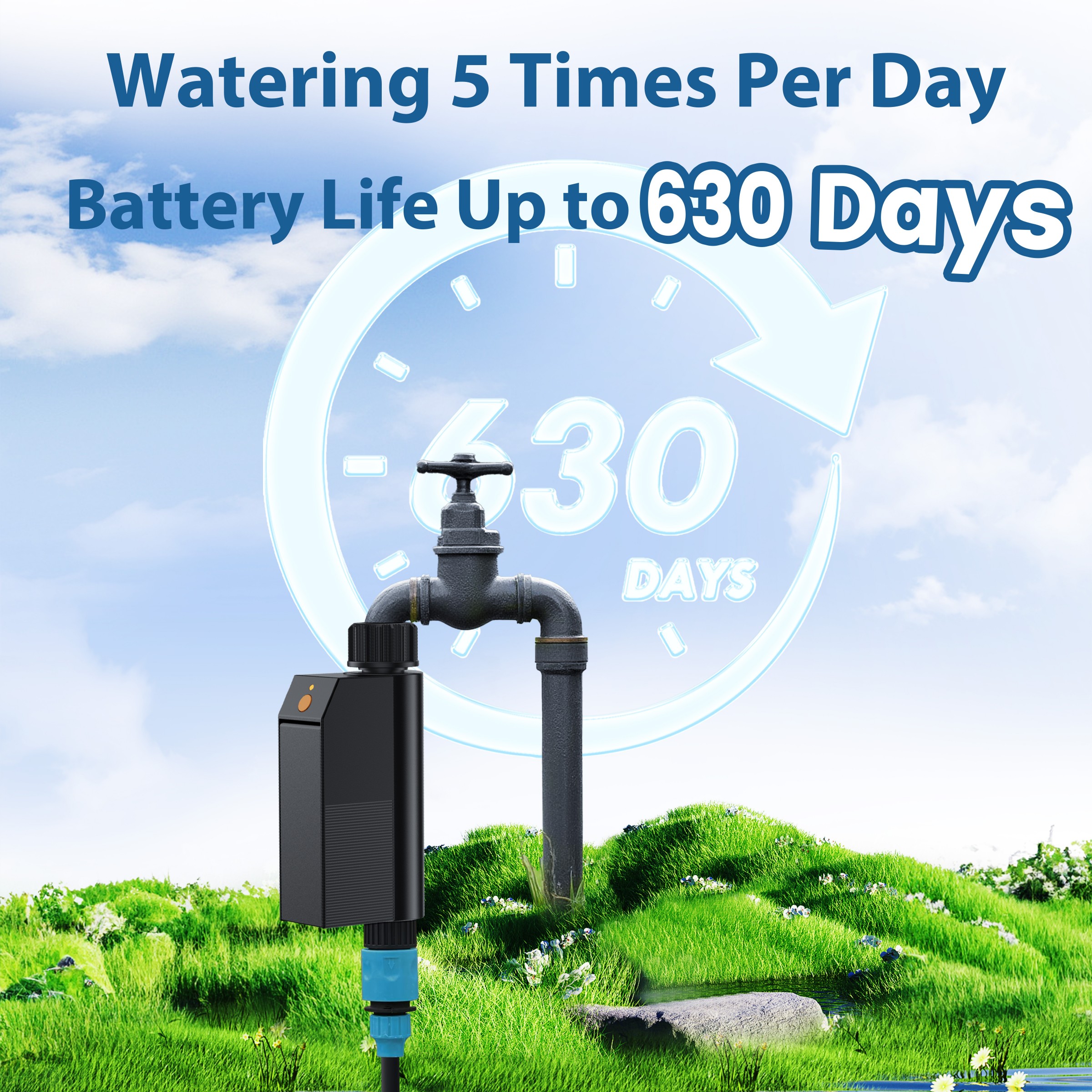 GIRIER Tuya Smart Water Timer  - Smart Garden Watering Can 评论和价格