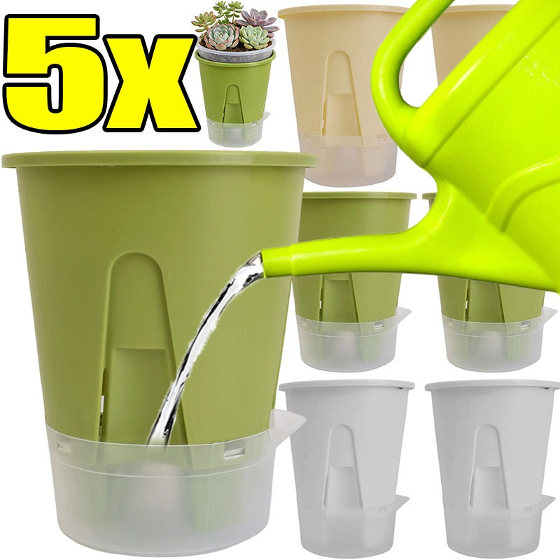 Self Watering Planter Pot Tray - Smart Garden Auk 评论和价格