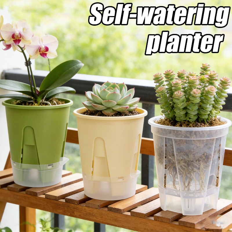 Self Watering Planter Pot Tray - Smart Garden Auk 评论和价格