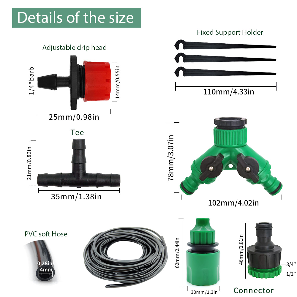 Greenhouse 15M-30M DIY Drip Ir - Smart Garden Auk 评论和价格