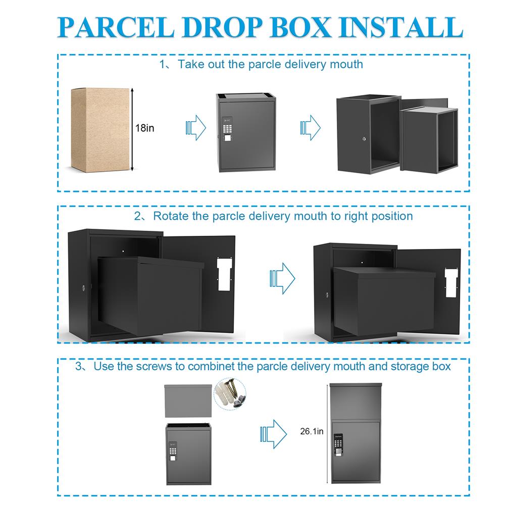 Home Letter Delivery Box Lock  - Smart Garden Box 评论和价格