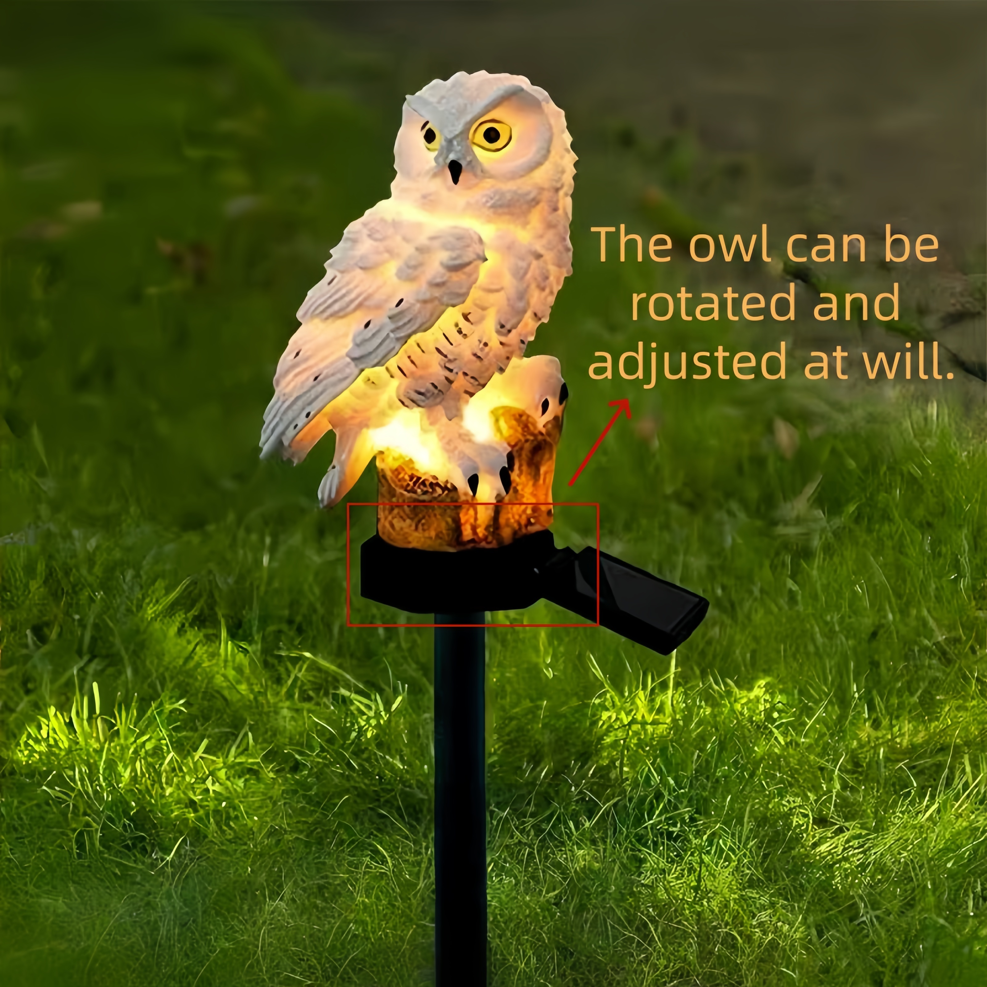 Solar Owl Garden Stake Light O - Smart Garden In Home 评论和价格