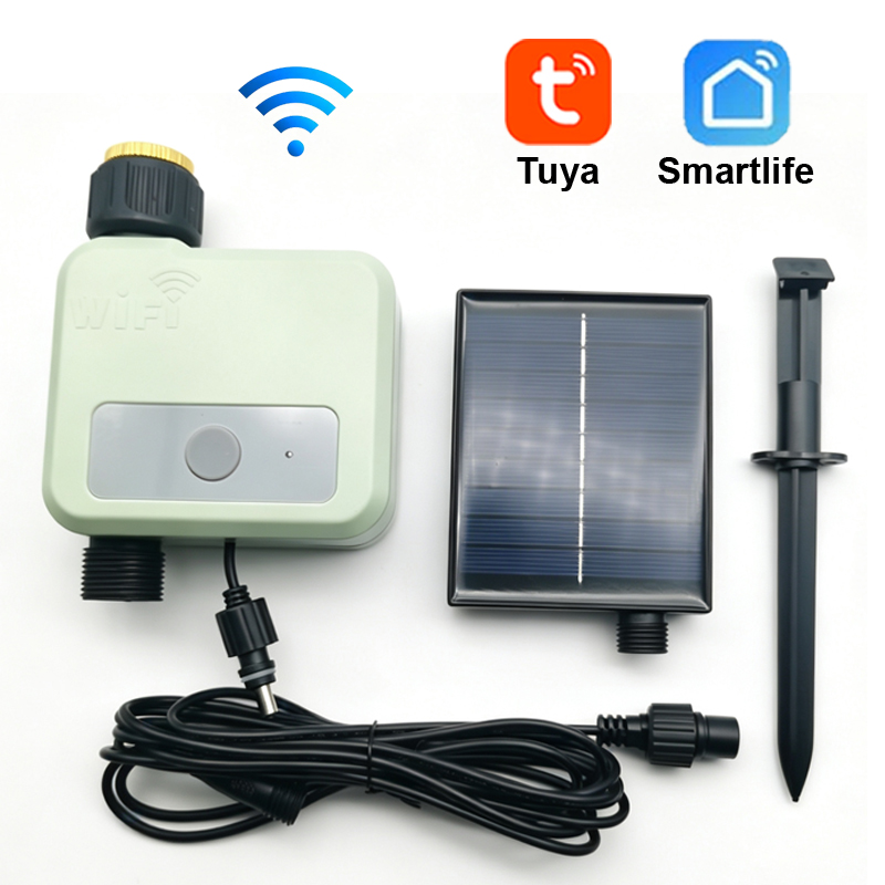 Tuya WiFi Watering Timer Solar - Smart Garden Irrigation System 评论和价格