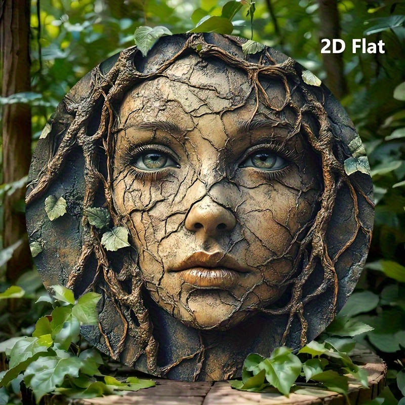 2D Flat, Vintage Aluminum Roun - Smart Garden In Home 评论和价格