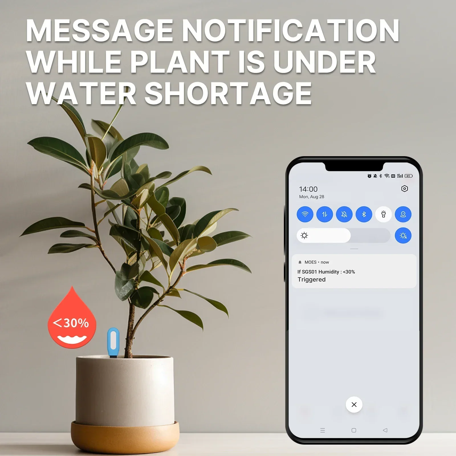 MOES Smart ZigBee Soil Tempera - Smart Soil Sensor 评论和价格