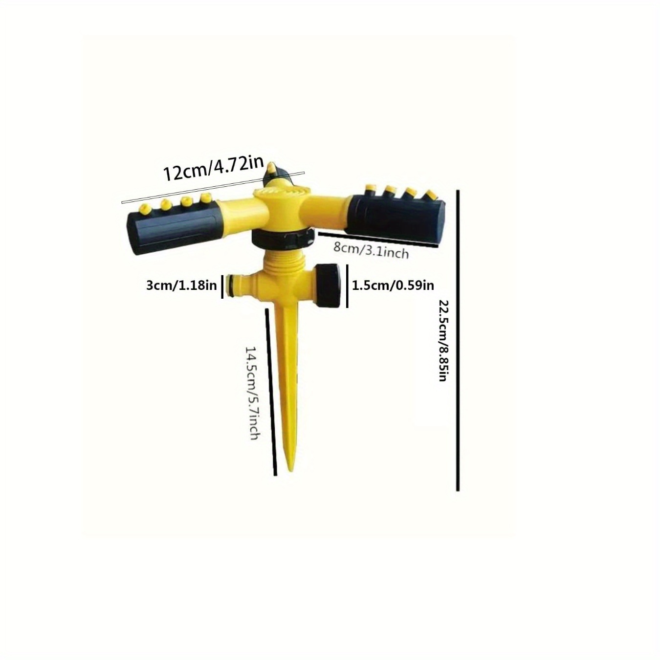 1pc 360° Automatic Rotating Sp - Smart Garden Sprinkler 评论和价格