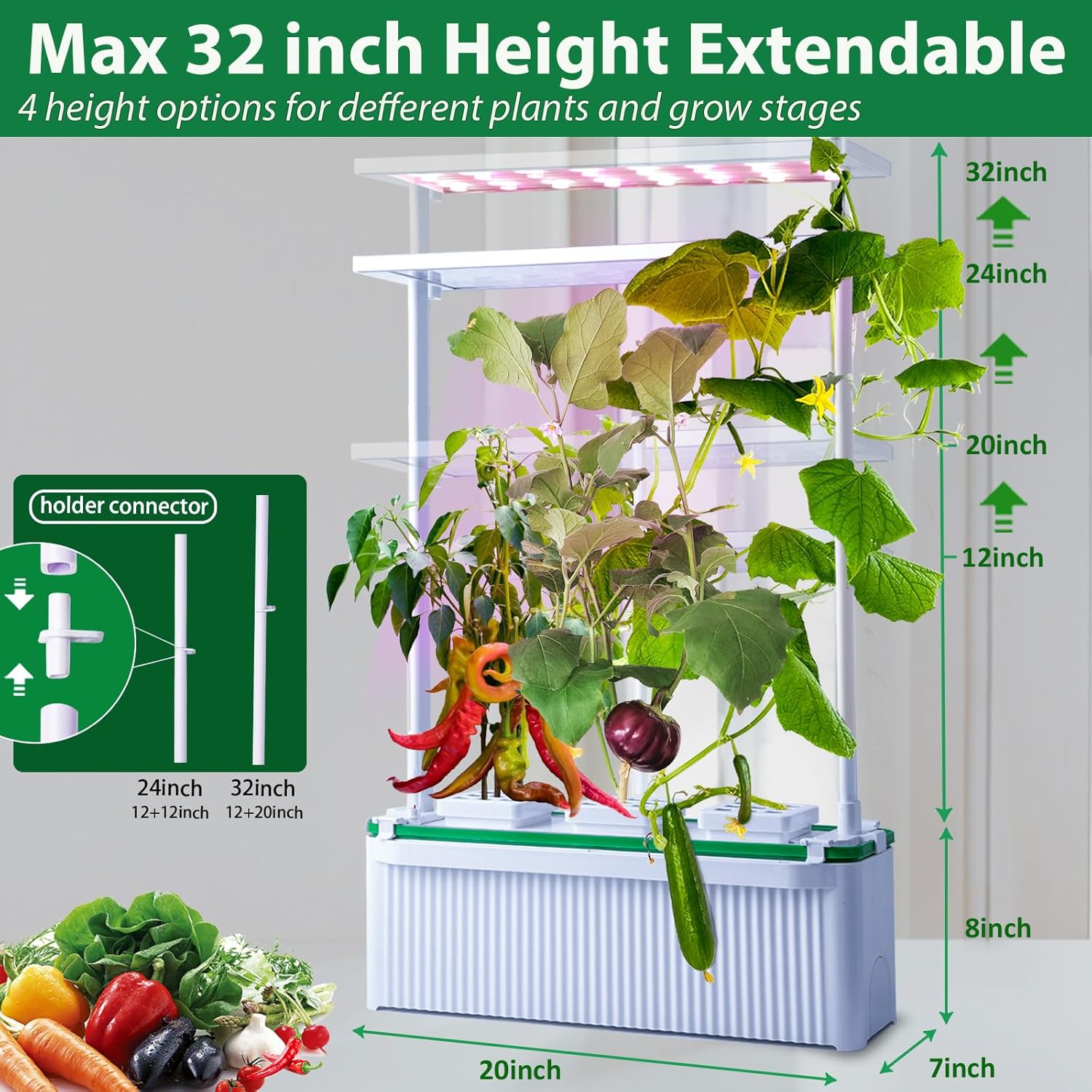 Large Hydroponics Growing Syst - Smart Garden Trellis 评论和价格