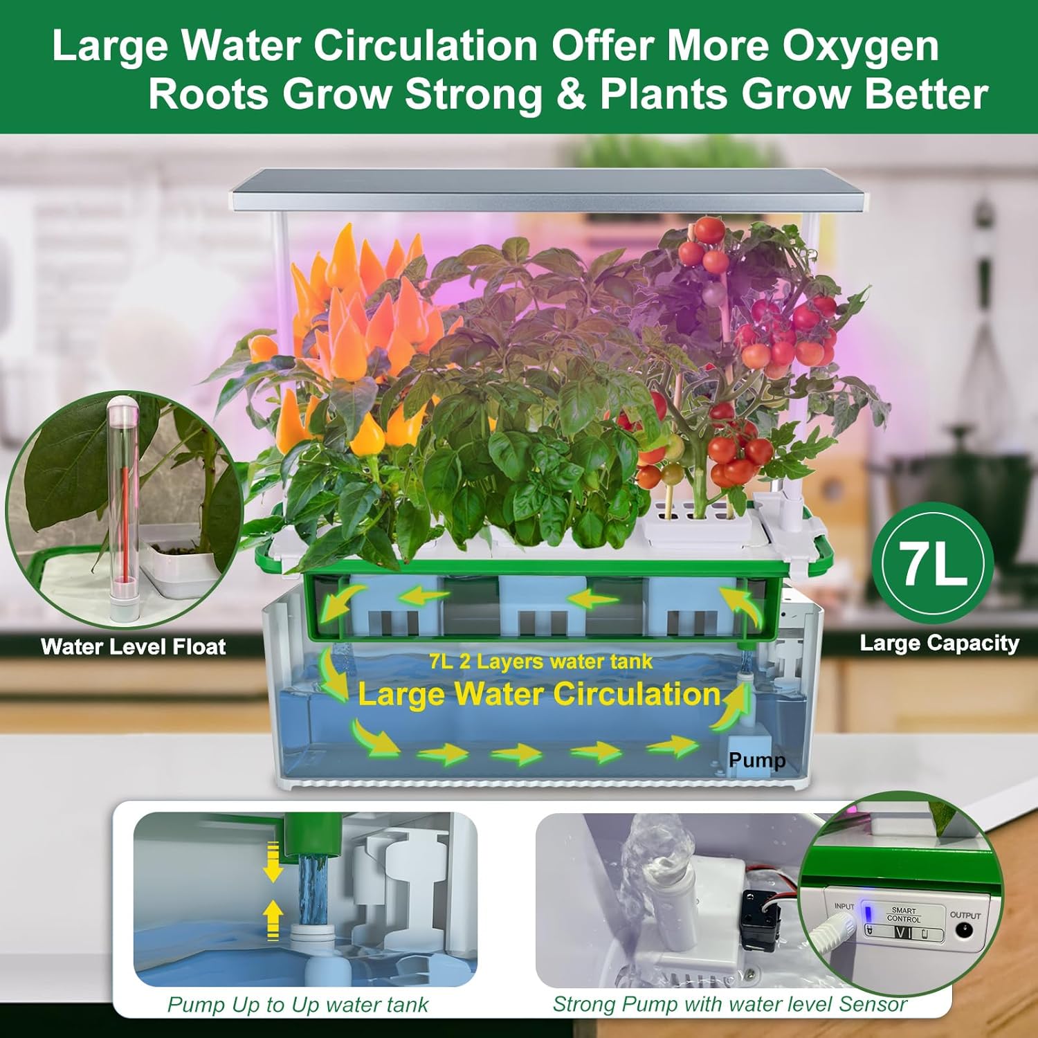 Large Hydroponics Growing Syst - Smart Garden Trellis 评论和价格