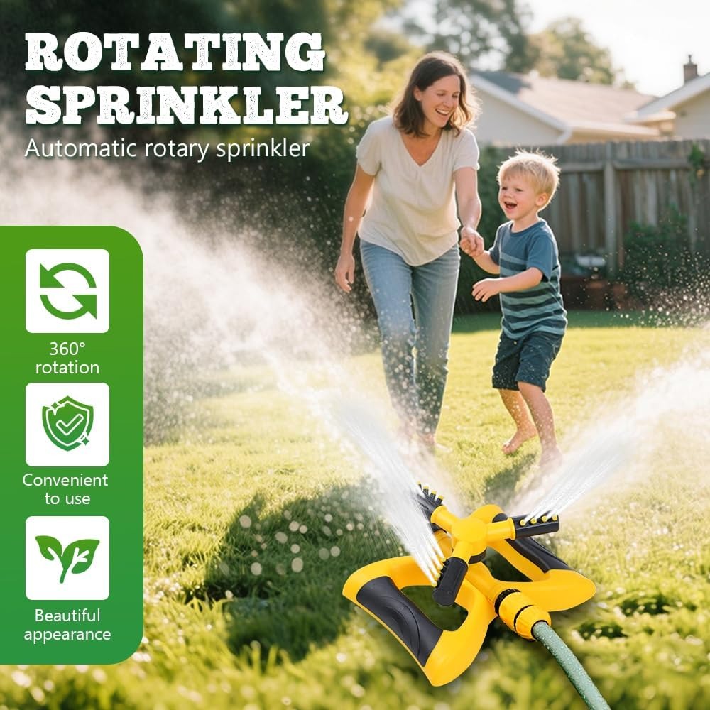 360-Degree Automatic Rotating  - Smart Garden Sprinkler 评论和价格