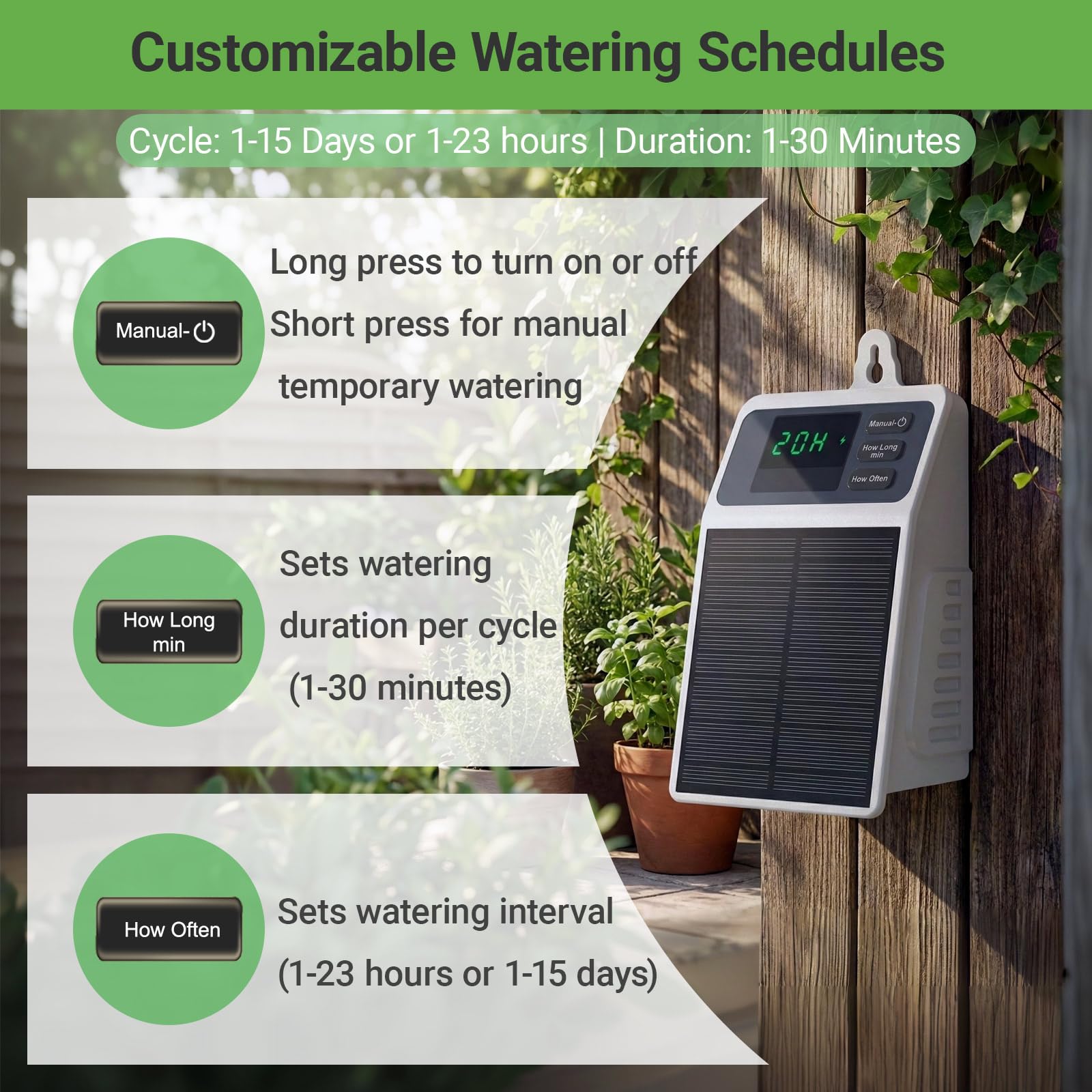 Upgraded Solar Drip Irrigation - Smart Garden Auk 评论和价格