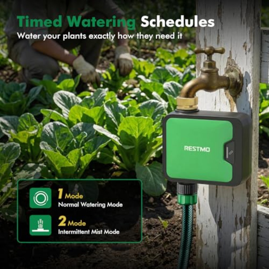 Smart WiFi Water Timer for Gar - Smart Garden Sprinkler 评论和价格