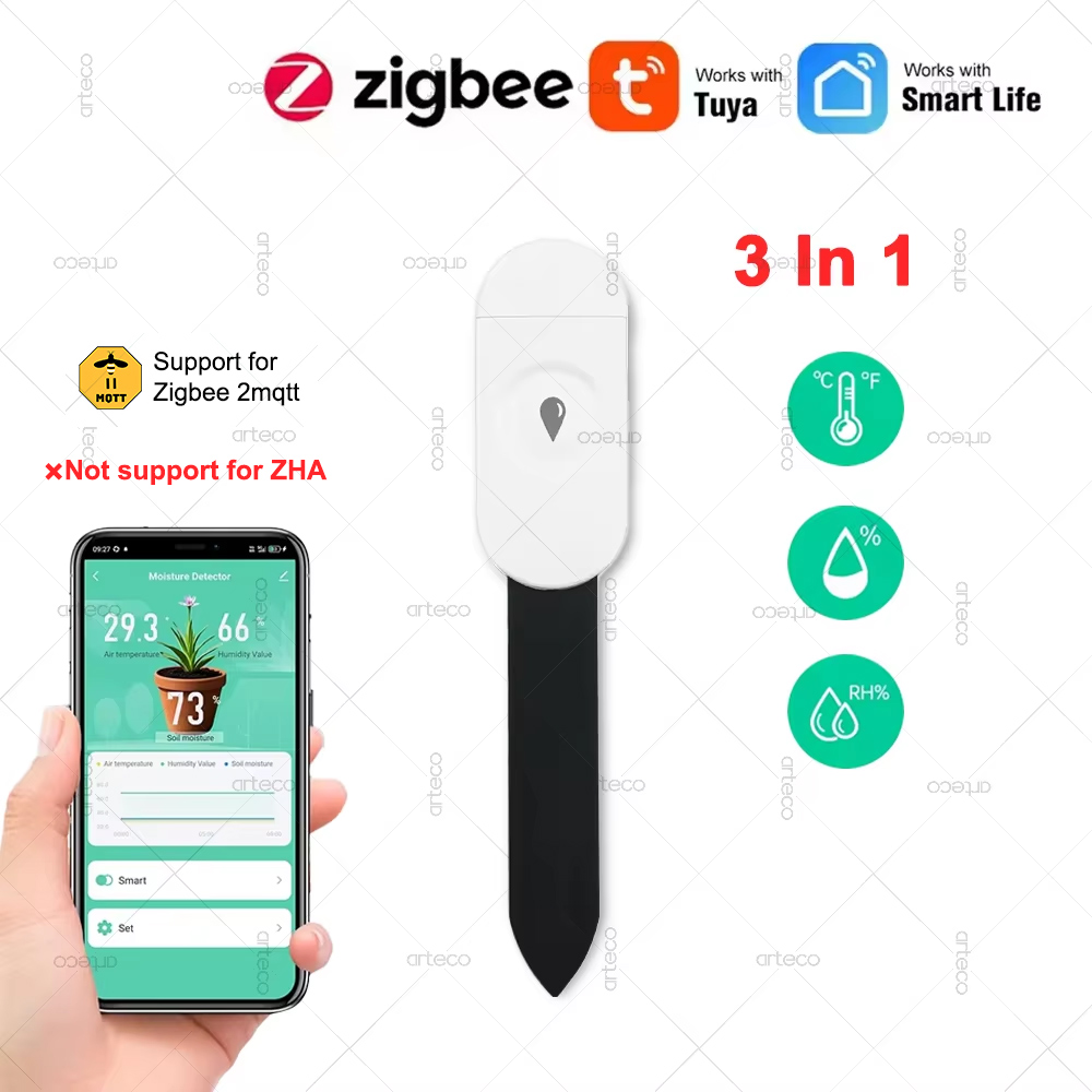 Tuya Zigbee Temperature Humidi - Smart Soil Sensor 评论和价格