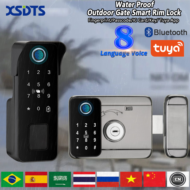 Waterproof Smart Door Lock Fin - Smart Garden Lock 评论和价格