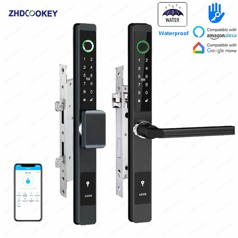 ZHDCOOKEY Biometric Digital Do - Smart Garden Lock 评论和价格