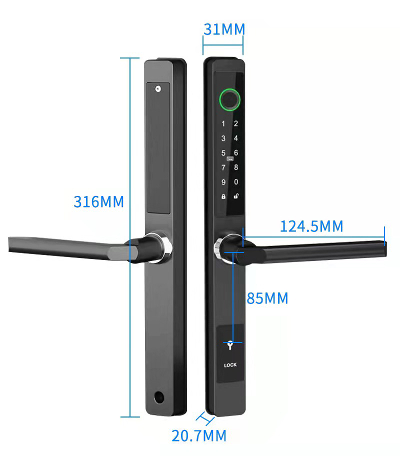 ZHDCOOKEY Biometric Digital Do - Smart Garden Lock 评论和价格