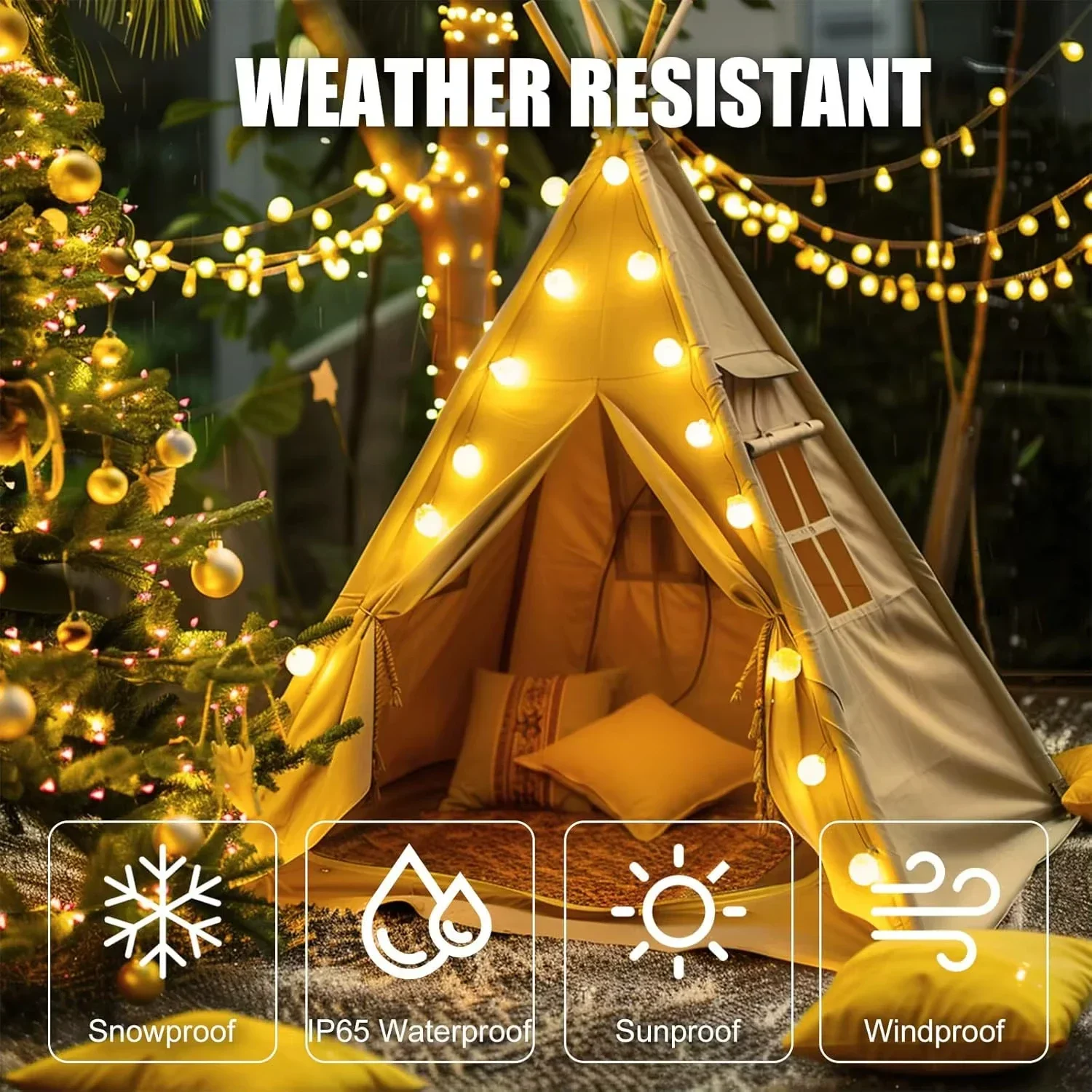 USB LED Ball String Lights 6M  - Smart Garden Box 评论和价格