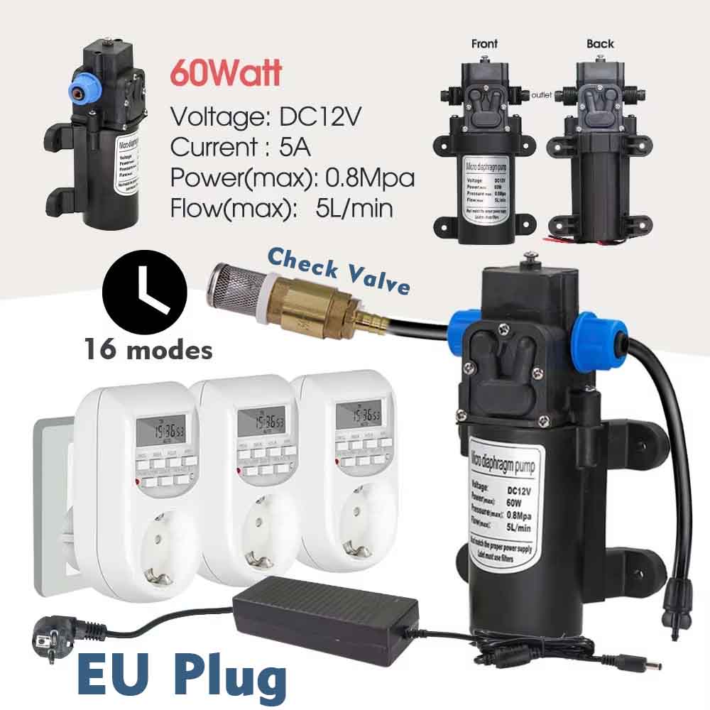 60w Self-priming Pump Misting  - Smart Garden Irrigation System 评论和价格