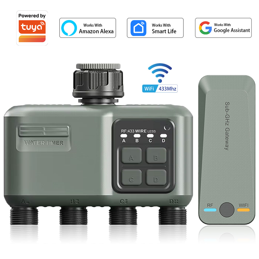 4 Outlet Programmable Water Ti - Smart Garden Auk 评论和价格