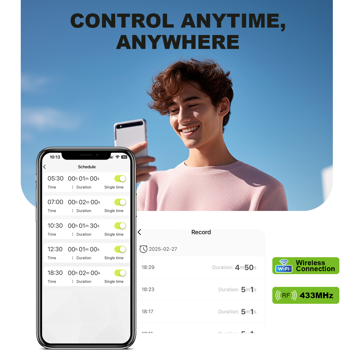 4 Outlet Programmable Water Ti - Smart Garden Auk 评论和价格