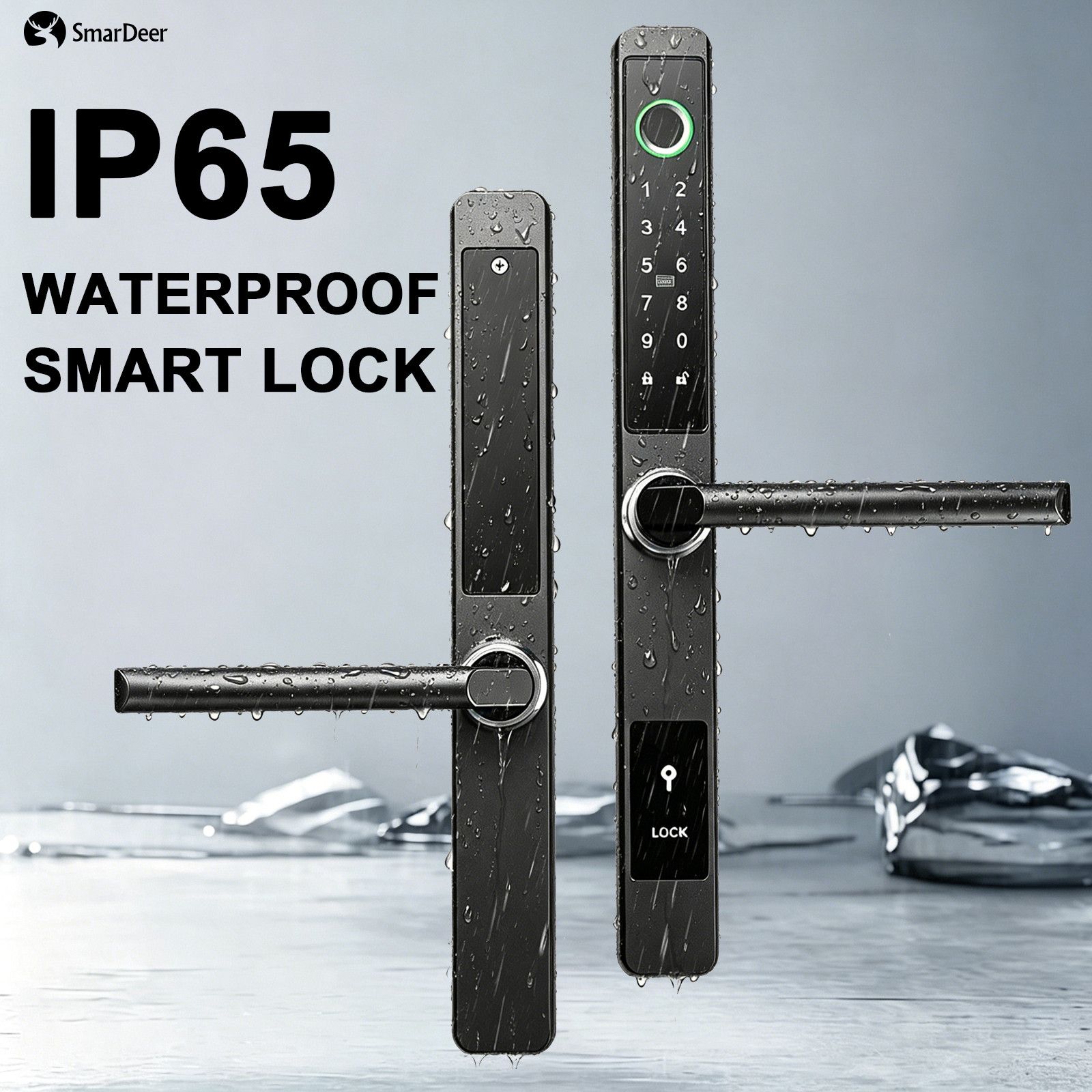 SmarDeer IP65 Waterproof Slidi - Smart Garden Lock 评论和价格