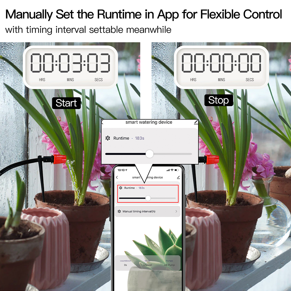 WiFi Tuya Smart Watering Machi - Smart Garden Irrigation System 评论和价格