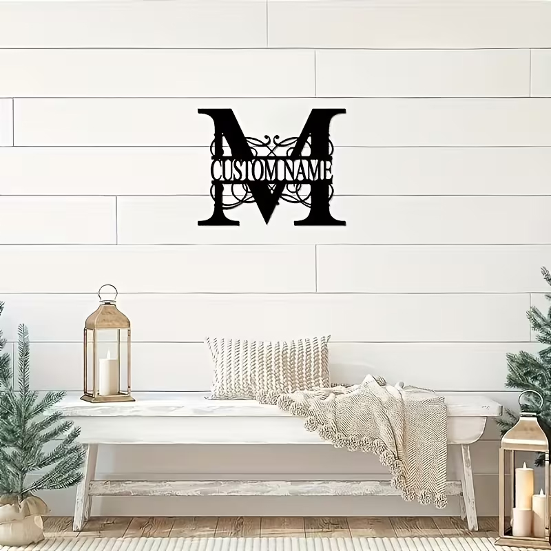 Classic Custom Monogram Metal  - Smart Garden In Home 评论和价格