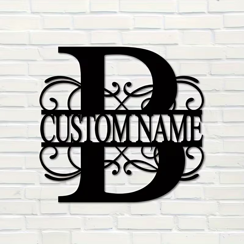 Classic Custom Monogram Metal  - Smart Garden In Home 评论和价格