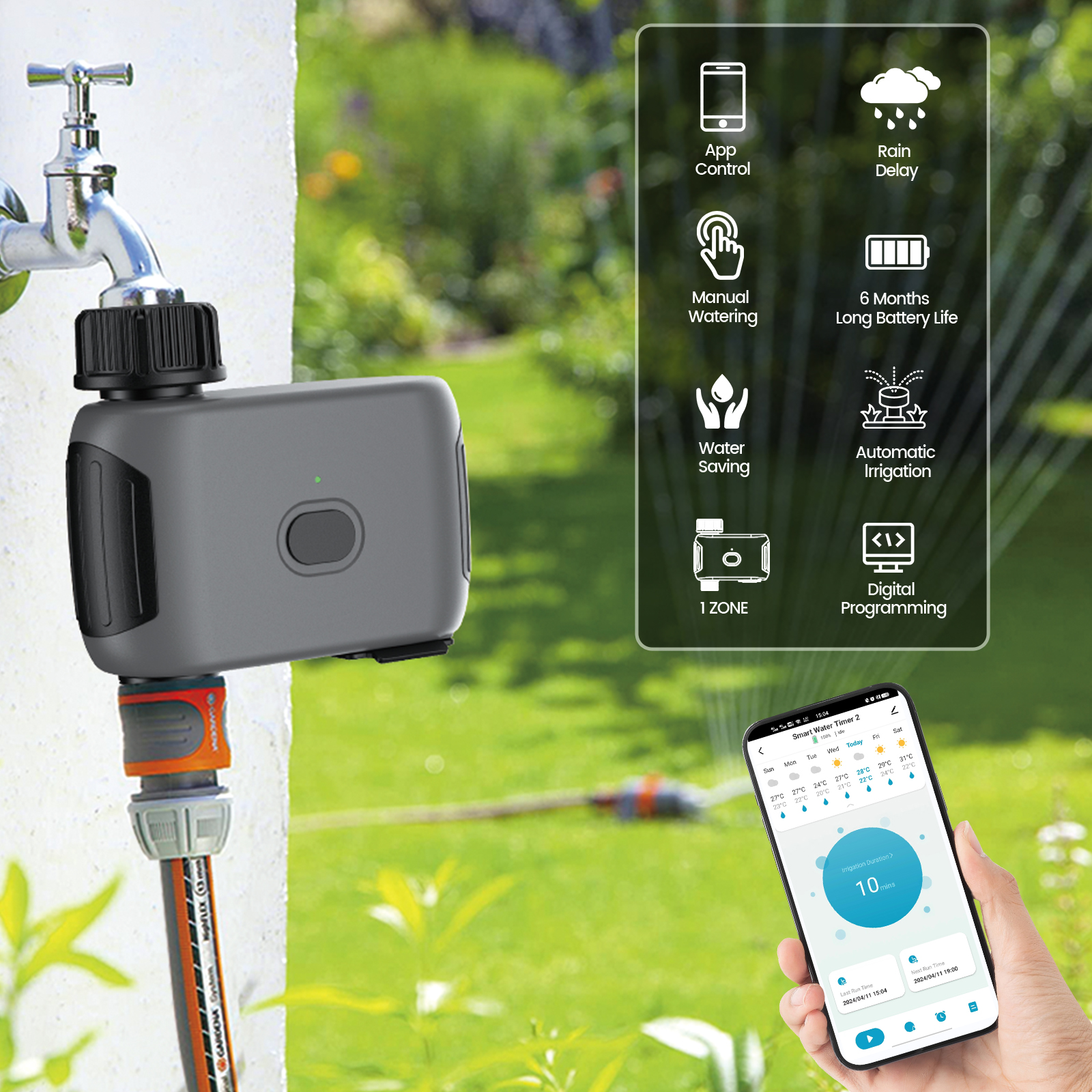 Insoma Wifi Sprinkler Timer Au - Smart Garden Irrigation System 评论和价格