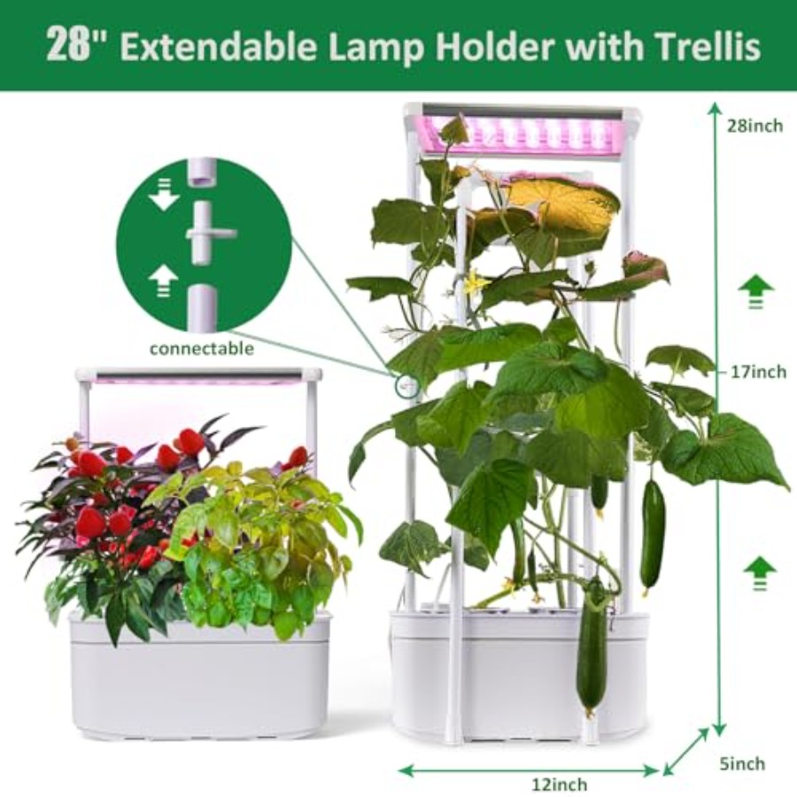 Hydroponics Growing System kit - Smart Garden Trellis 评论和价格